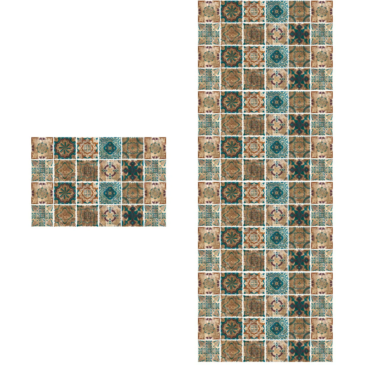 120 pcs Kitchen Wallpaper Peel and Stick Wall Decals Bathroom Wallpaper Retro Wall Decals
120 pcs Kitchen Wallpaper Peel and Stick Wall Decals Bathroom Wallpaper Retro Wall Decals