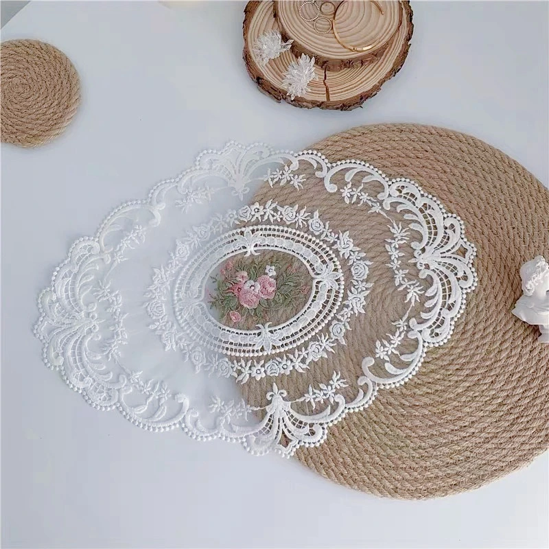 Vintage Lace Embroidery Placemat Table Cloth Cover Nordic Style Cabinet Furniture Decoration Photo Background Props مفارش طاولات
Vintage Lace Embroidery Placemat Table Cloth Cover Nordic Style Cabinet Furniture Decoration Photo Background Props مفارش طاولات