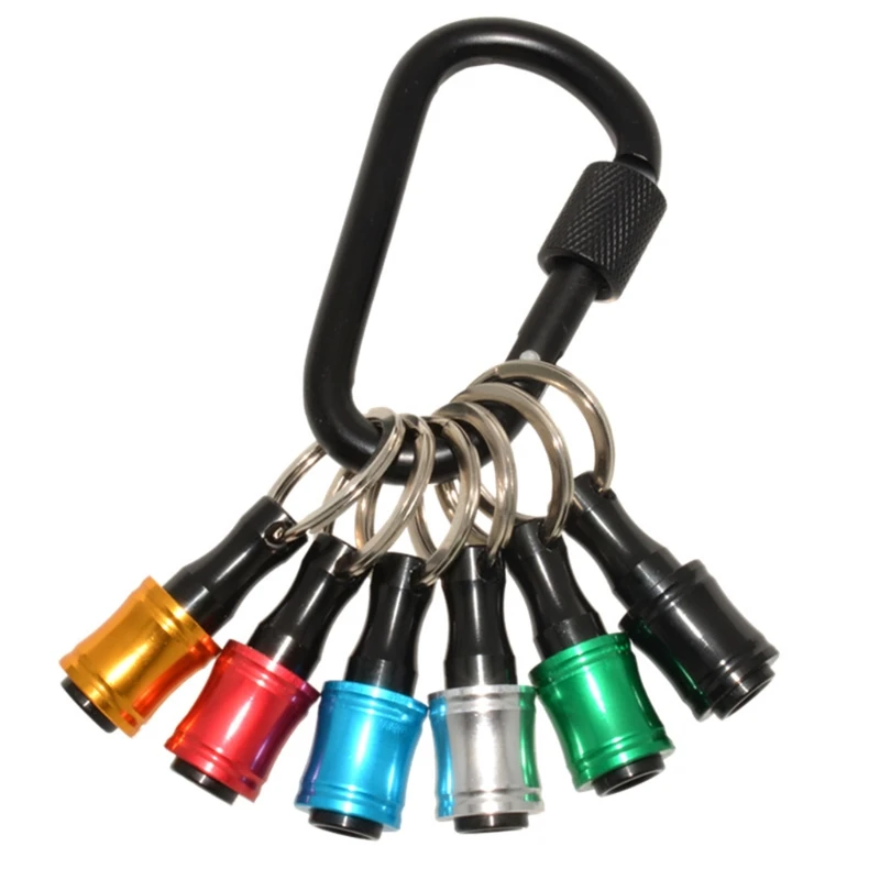 KUNLIYAOI 6Pcs 1/4inch Hex Shank Screwdriver Bits Holder Extension Bar Drill Screw Adapter Quick Release Keychain
KUNLIYAOI 6Pcs 1/4inch Hex Shank Screwdriver Bits Holder Extension Bar Drill Screw Adapter Quick Release Keychain