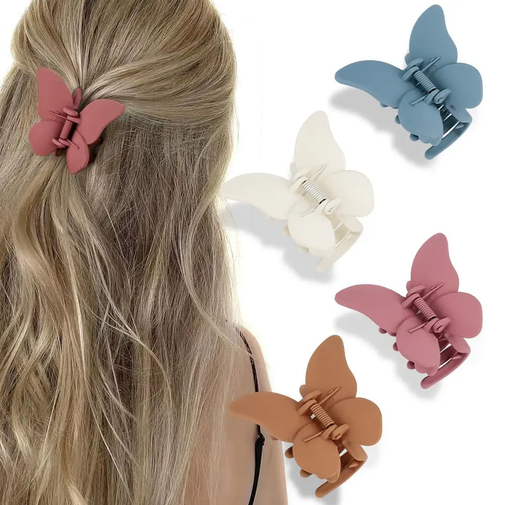 New Butterfly Hair Clip Solid Color Resin Hair Clip Ladies Ponytail Clips For Women Girls Hair Clip Fashion Hair Accessories
New Butterfly Hair Clip Solid Color Resin Hair Clip Ladies Ponytail Clips For Women Girls Hair Clip Fashion Hair Accessories
