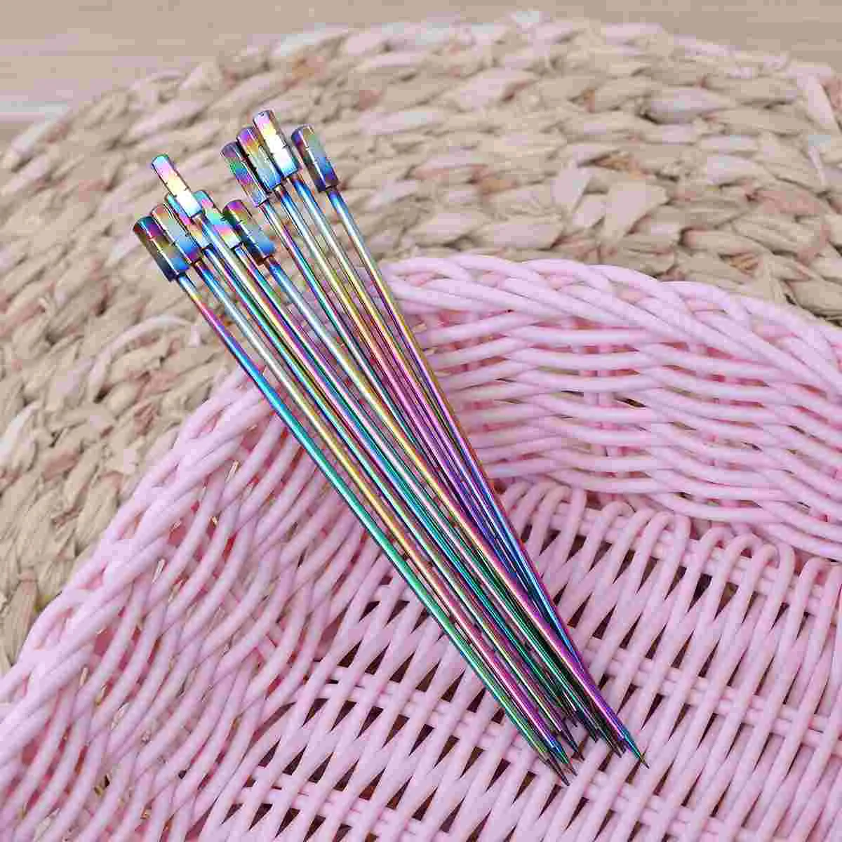 Picks Fruit Cocktail Stainless Steel Appetizer Stick Toothpick Metal Sticks Toothpicks Skewers Drink Olive Fancysandwich Martini
Picks Fruit Cocktail Stainless Steel Appetizer Stick Toothpick Metal Sticks Toothpicks Skewers Drink Olive Fancysandwich Martini