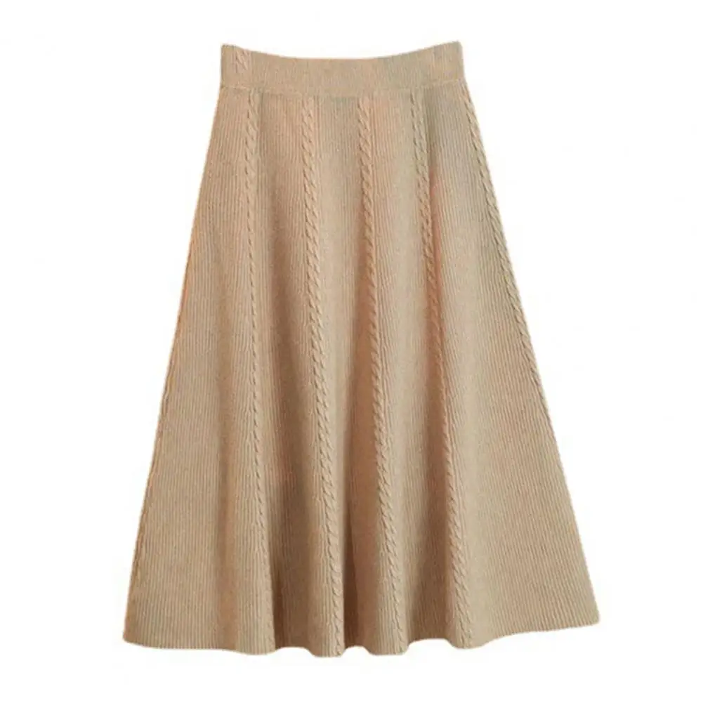 Loose Skirt Cozy Chic Women's High Waist Knit Midi Skirts for Fall Winter Commutes Soft Thick Elastic Women Loose Skirt
Loose Skirt Cozy Chic Women's High Waist Knit Midi Skirts for Fall Winter Commutes Soft Thick Elastic Women Loose Skirt