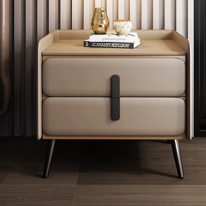 Bedside Cabinet Minimalist Small Cabinet Light Luxury Nordic Storage Cabinet Bedroom High-end Bedside Cabinet Leather
Bedside Cabinet Minimalist Small Cabinet Light Luxury Nordic Storage Cabinet Bedroom High-end Bedside Cabinet Leather