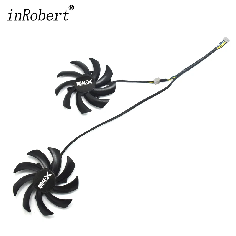 New 85MM 4Pin Two Ball Bearing Cooling Fan Replace For Sapphire R9 270/280/280X/285/HD7850/7870/7950/7970 Video Card Cooler DIY
New 85MM 4Pin Two Ball Bearing Cooling Fan Replace For Sapphire R9 270/280/280X/285/HD7850/7870/7950/7970 Video Card Cooler DIY
