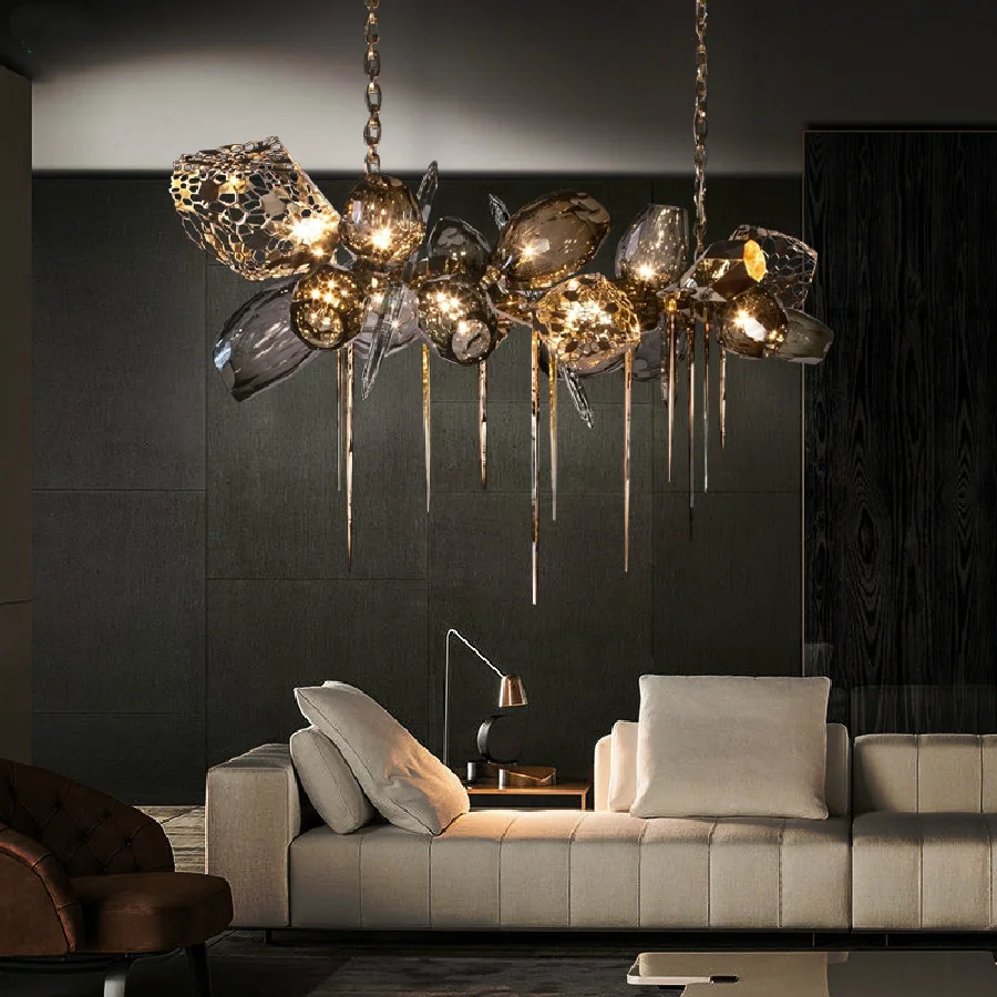 American Dining Table G9 Led Pendant Lights Plated Glass Shades Hanging Lamp Luxury Deco Indoor Lighting Luminarias Lamp
American Dining Table G9 Led Pendant Lights Plated Glass Shades Hanging Lamp Luxury Deco Indoor Lighting Luminarias Lamp