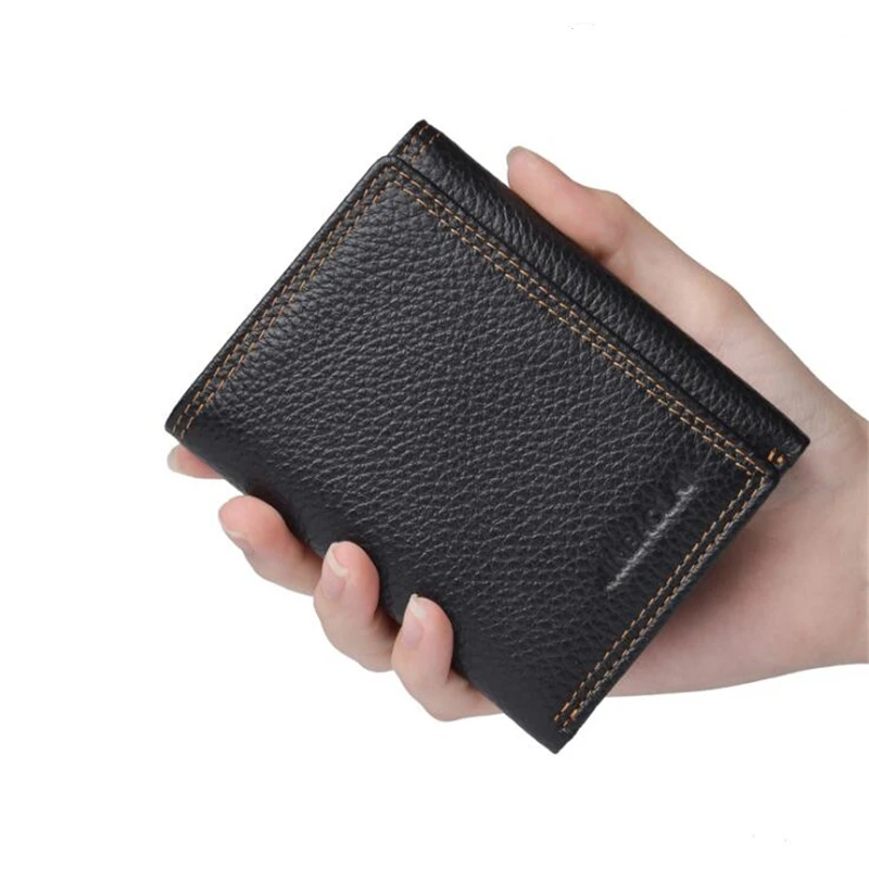 2022 New Genuine Leather Men Wallet Small Mini Card Holder Male Walet Pocket Retro Purse High Quatily
2022 New Genuine Leather Men Wallet Small Mini Card Holder Male Walet Pocket Retro Purse High Quatily