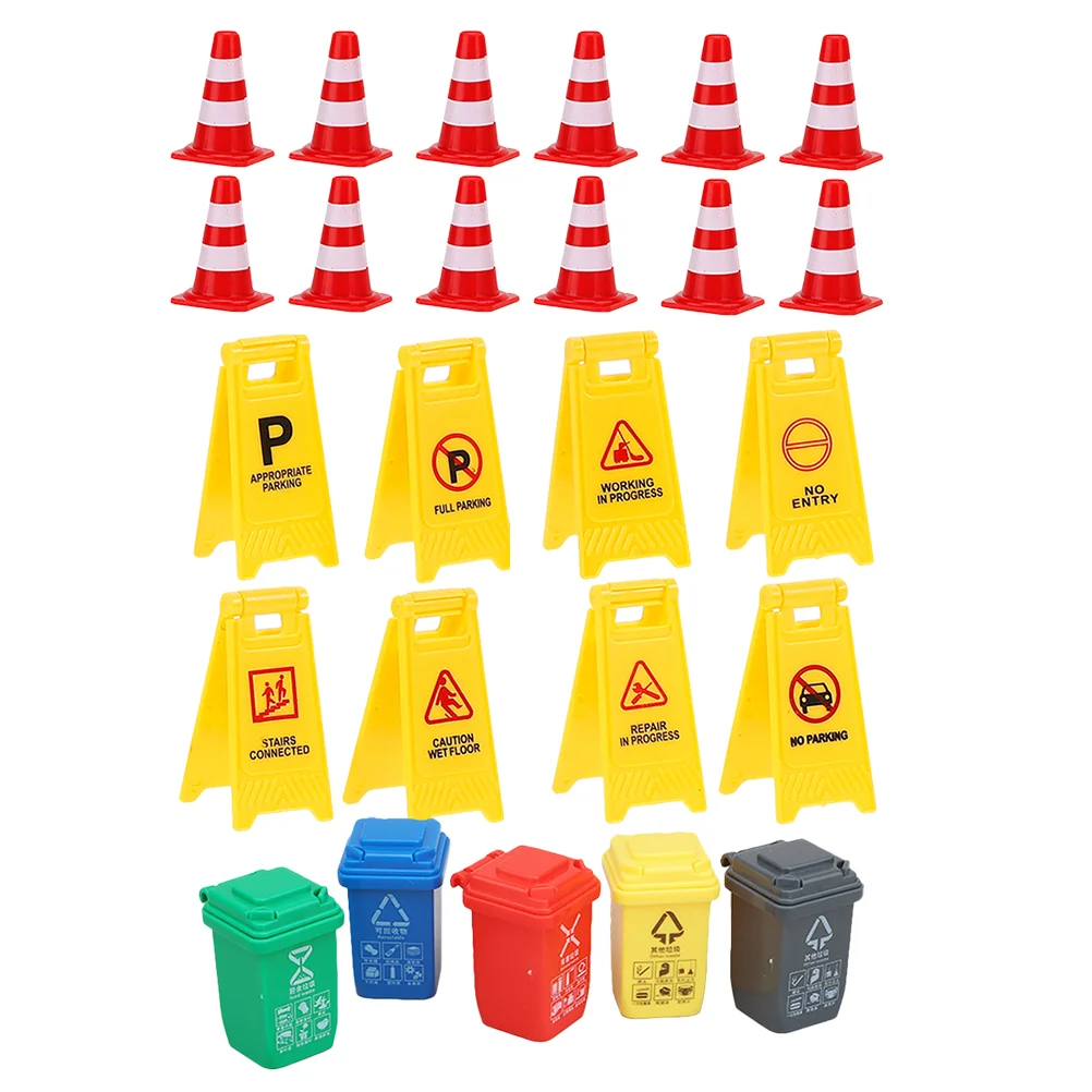 25pcs Kids Traffic Signal Toys Street Signs Playset Traffic Cone Trash Can Toys
25pcs Kids Traffic Signal Toys Street Signs Playset Traffic Cone Trash Can Toys