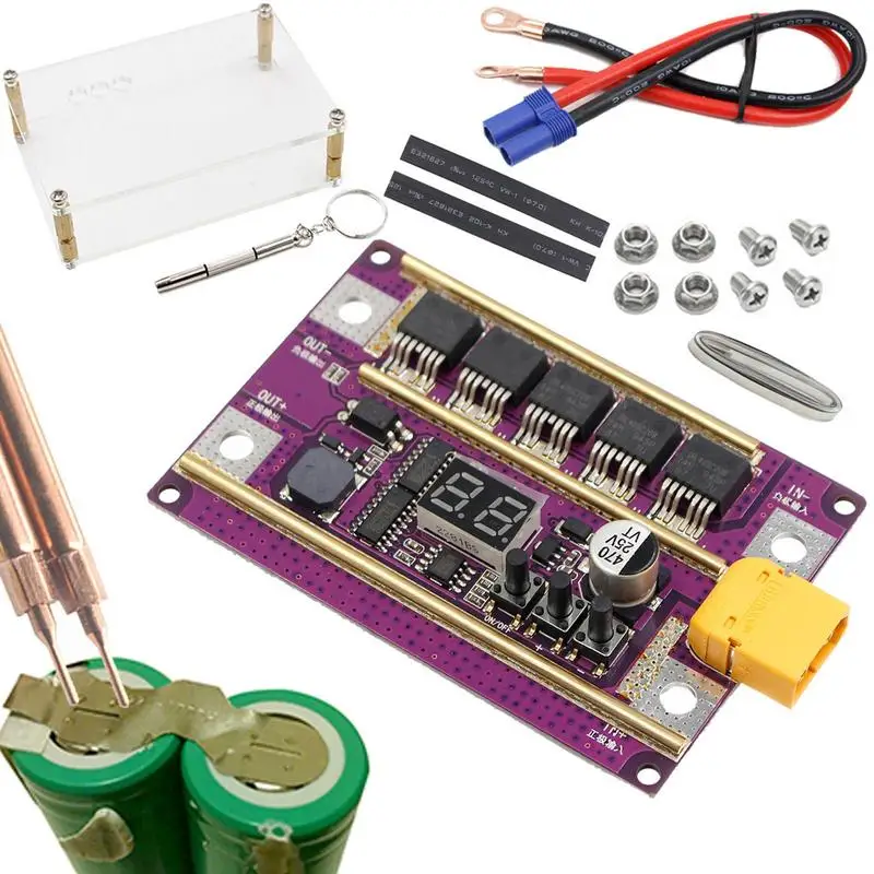 Battery Spot Welder Controller 99 Gears Power Portable DIY Spot Welder Machine Kit Mini Size Lithium Battery Spot Welding
Battery Spot Welder Controller 99 Gears Power Portable DIY Spot Welder Machine Kit Mini Size Lithium Battery Spot Welding