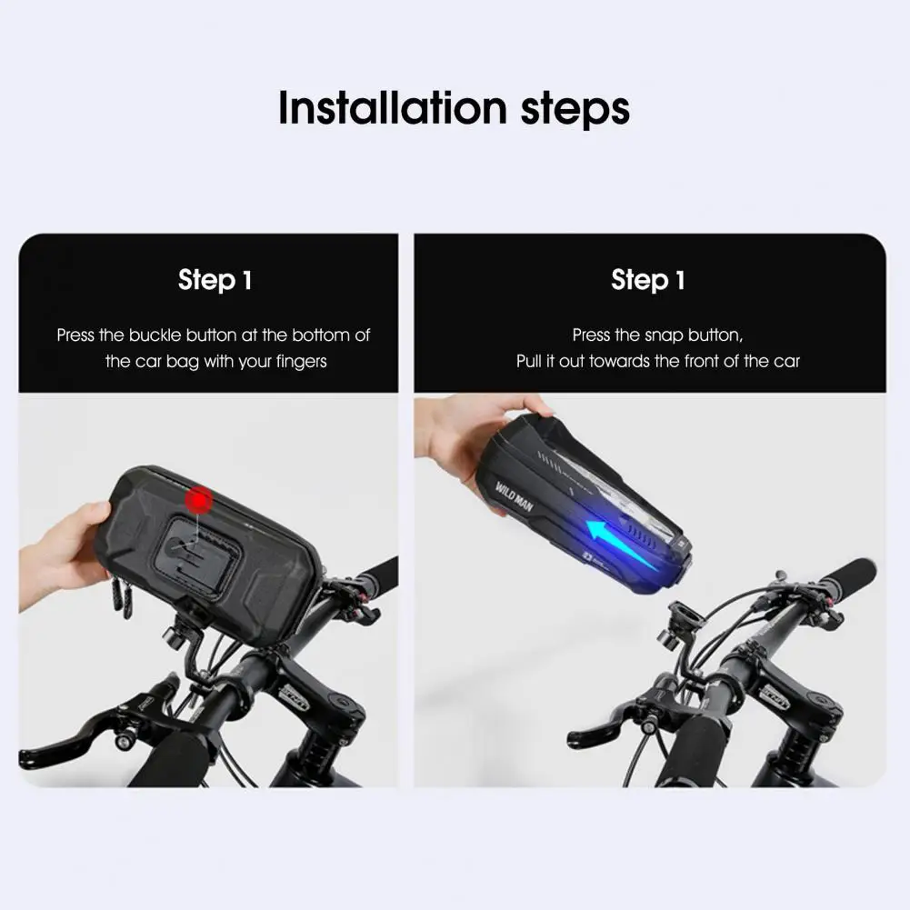 Handlebar Phone Bag Stylish Corrosion Resistant Front Frame Bag Waterproof Touch Screen Design Handlebar Front Bag
Handlebar Phone Bag Stylish Corrosion Resistant Front Frame Bag Waterproof Touch Screen Design Handlebar Front Bag