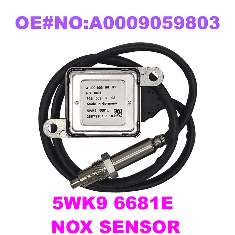 A0009059803 5WK9 6681E NOx Sensor Nitrogen Oxide Oxygen Sensor for BENZ Truck Diesel Engine SCR Emission System
A0009059803 5WK9 6681E NOx Sensor Nitrogen Oxide Oxygen Sensor for BENZ Truck Diesel Engine SCR Emission System