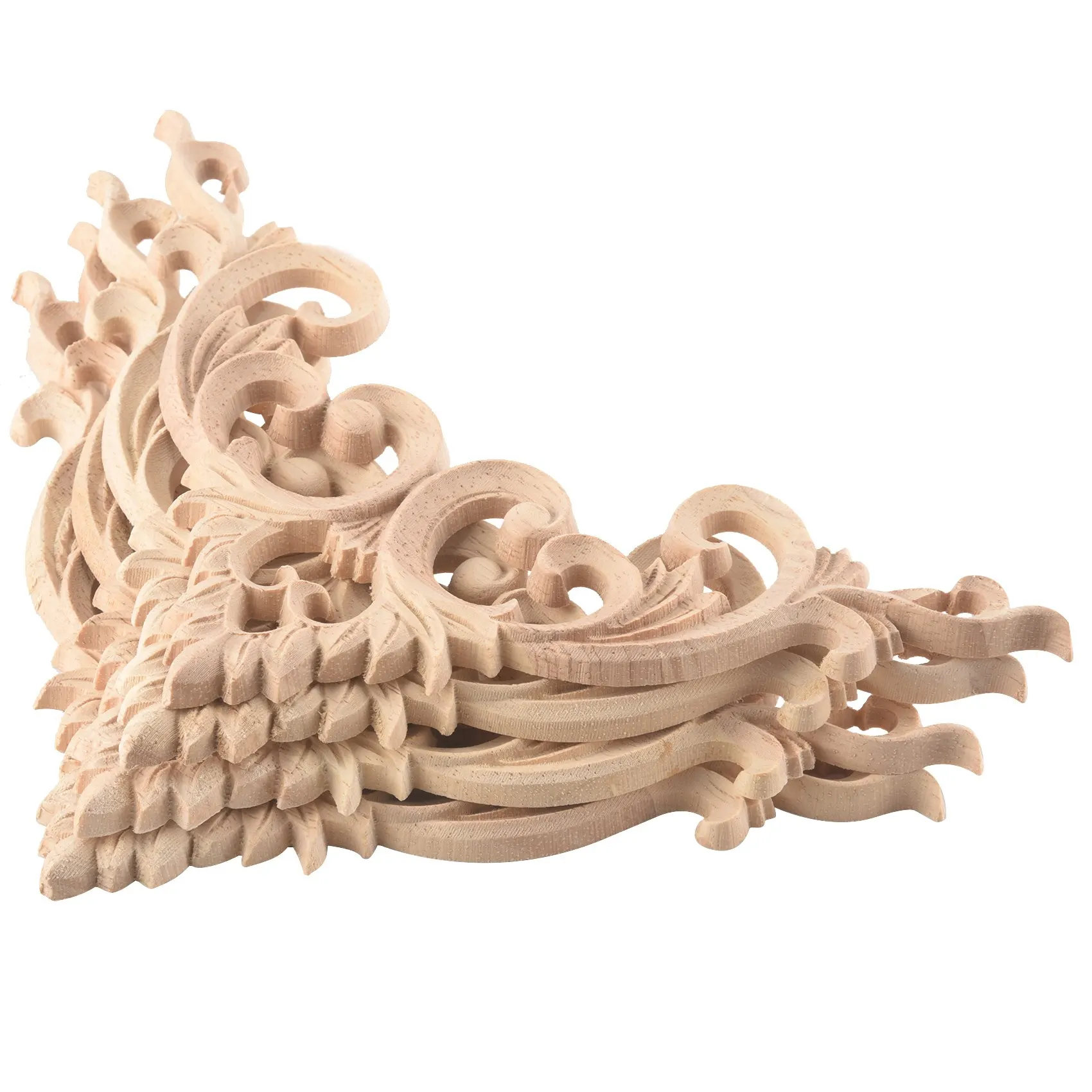 4Pcs/Set Wood Carved Corner Onlay Applique Unpainted Frame Cupboard Cabinet Decal for Home Furniture Decoration 15cm 
4Pcs/Set Wood Carved Corner Onlay Applique Unpainted Frame Cupboard Cabinet Decal for Home Furniture Decoration 15cm