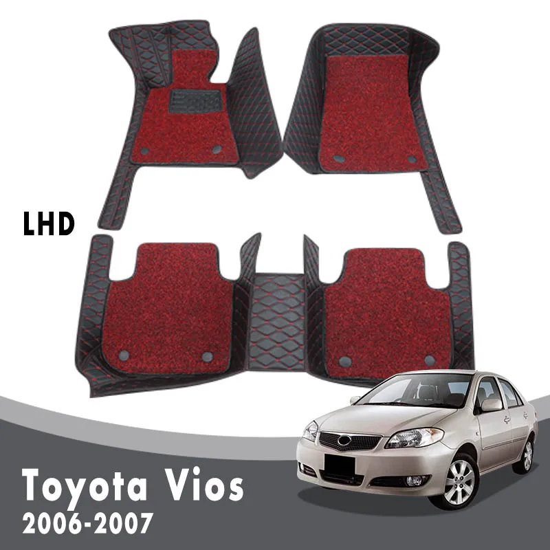Car Floor Mats Carpets For Toyota Vios 2007 2006 Luxury Double Layer Wire Loop Interior Accessories Custom Leather Decoration
Car Floor Mats Carpets For Toyota Vios 2007 2006 Luxury Double Layer Wire Loop Interior Accessories Custom Leather Decoration