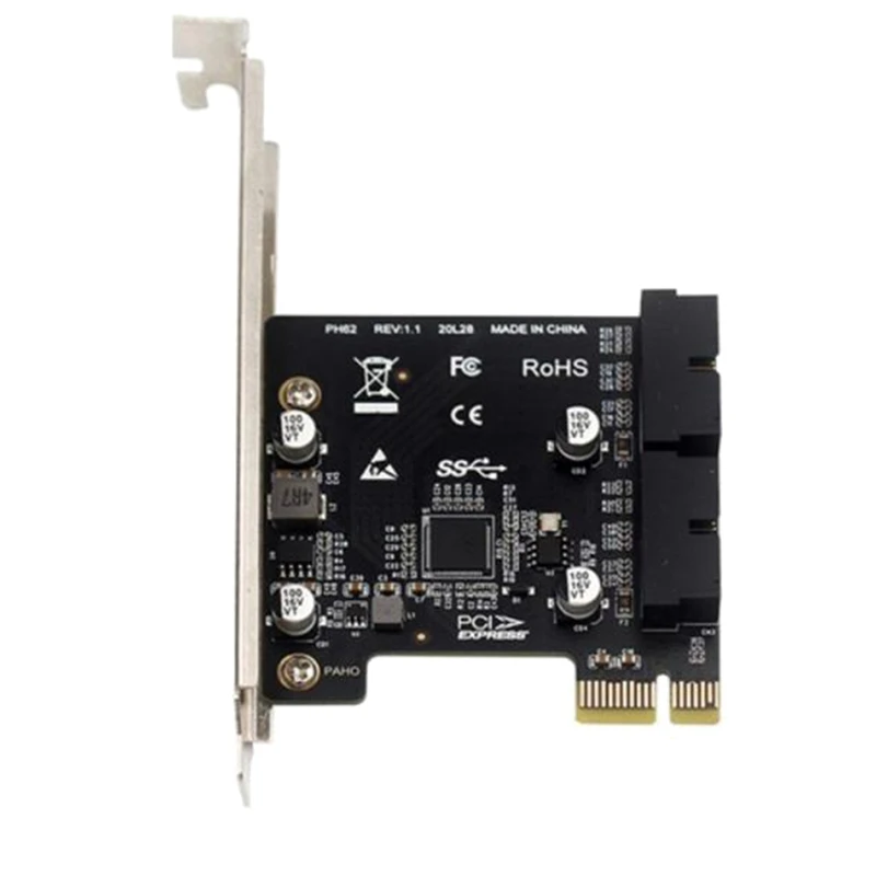 Плата расширения PH62 PCI-E на USB3.0 для настольного компьютера, шасси PCI-E, кабель интерфейса pin
Плата расширения PH62 PCI-E на USB3.0 для настольного компьютера, шасси PCI-E, кабель интерфейса pin