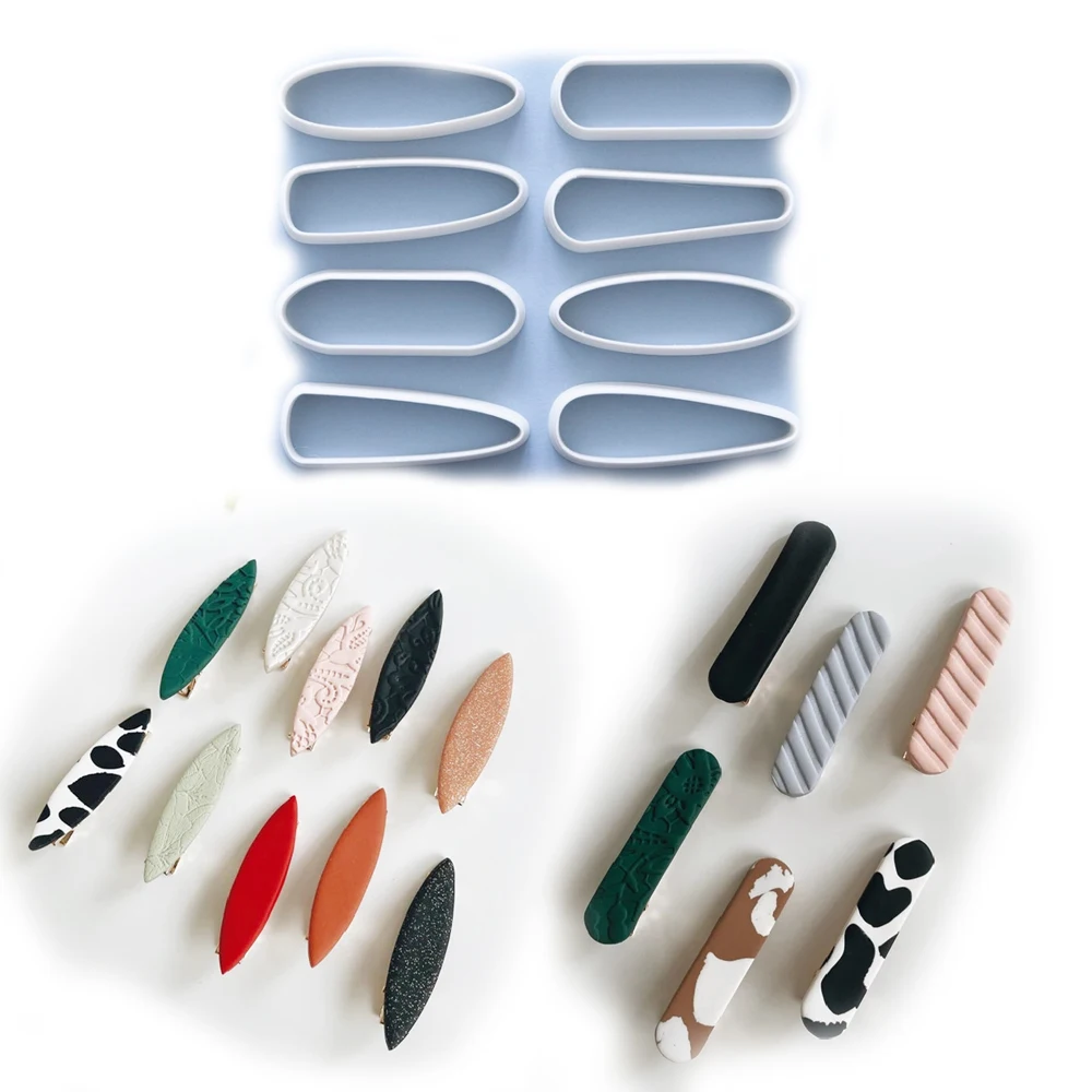 1pc Hair Clip Clay Cutter Ins Creative DIY Pottery Ceramic Polymer Clay Shape Hair Clip Accessories Texture Die Cutting Mold
1pc Hair Clip Clay Cutter Ins Creative DIY Pottery Ceramic Polymer Clay Shape Hair Clip Accessories Texture Die Cutting Mold