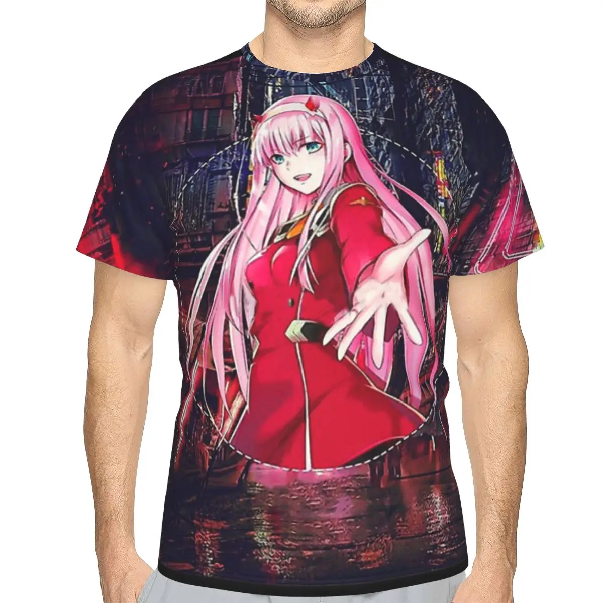 Уникальная футболка из полиэстера с надписью Zero Two пригласительные, удобная тонкая 3D футболка в стиле хип-хоп с коротким рукавом
Уникальная футболка из полиэстера с надписью Zero Two пригласительные, удобная тонкая 3D футболка в стиле хип-хоп с коротким рукавом