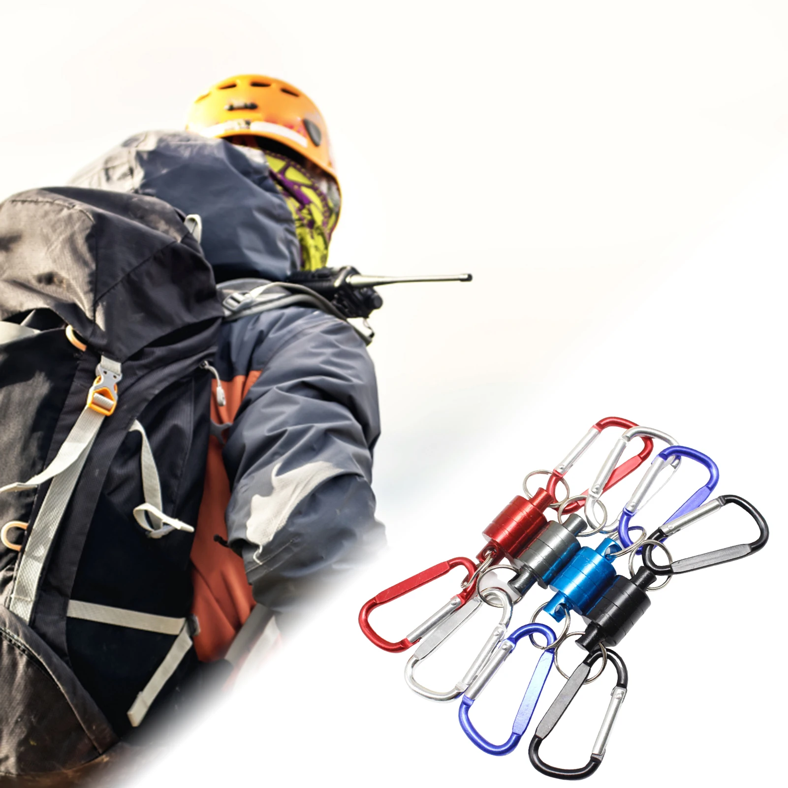 Portable Carabiner Keychain Magnet Buckle Carabiner Clips Alluminum Alloy Double Buckle For Outdoor Camping Fishing Keychains
Portable Carabiner Keychain Magnet Buckle Carabiner Clips Alluminum Alloy Double Buckle For Outdoor Camping Fishing Keychains