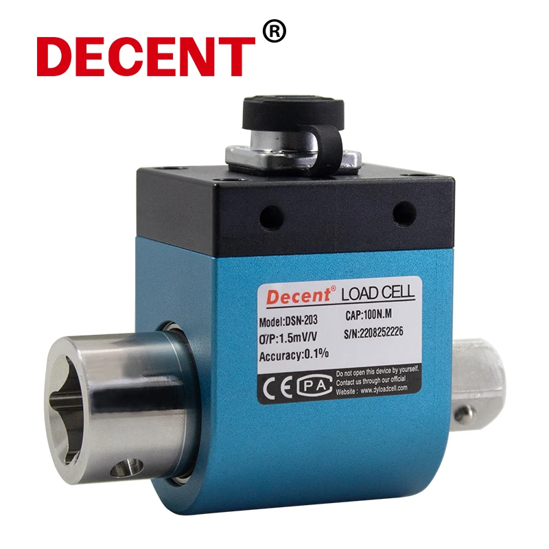 High Precision Dynamic Torque Sensor 0.5/2000N.m Rotation Test Bench Motor Load Cell Small Size Strain Type Torque Load Cell
High Precision Dynamic Torque Sensor 0.5/2000N.m Rotation Test Bench Motor Load Cell Small Size Strain Type Torque Load Cell