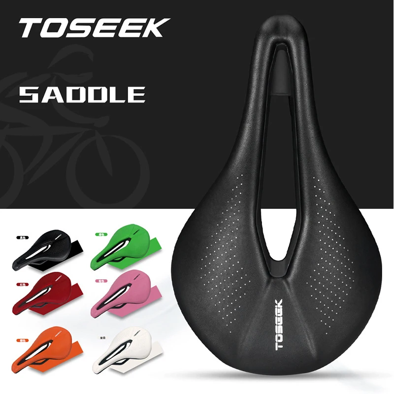 TOSEEK Bicycle Seat Cushion Breathable Comfortable Bike Racing Saddle EVA Ultralight MTB Road Bike Saddle Bike Components
TOSEEK Bicycle Seat Cushion Breathable Comfortable Bike Racing Saddle EVA Ultralight MTB Road Bike Saddle Bike Components