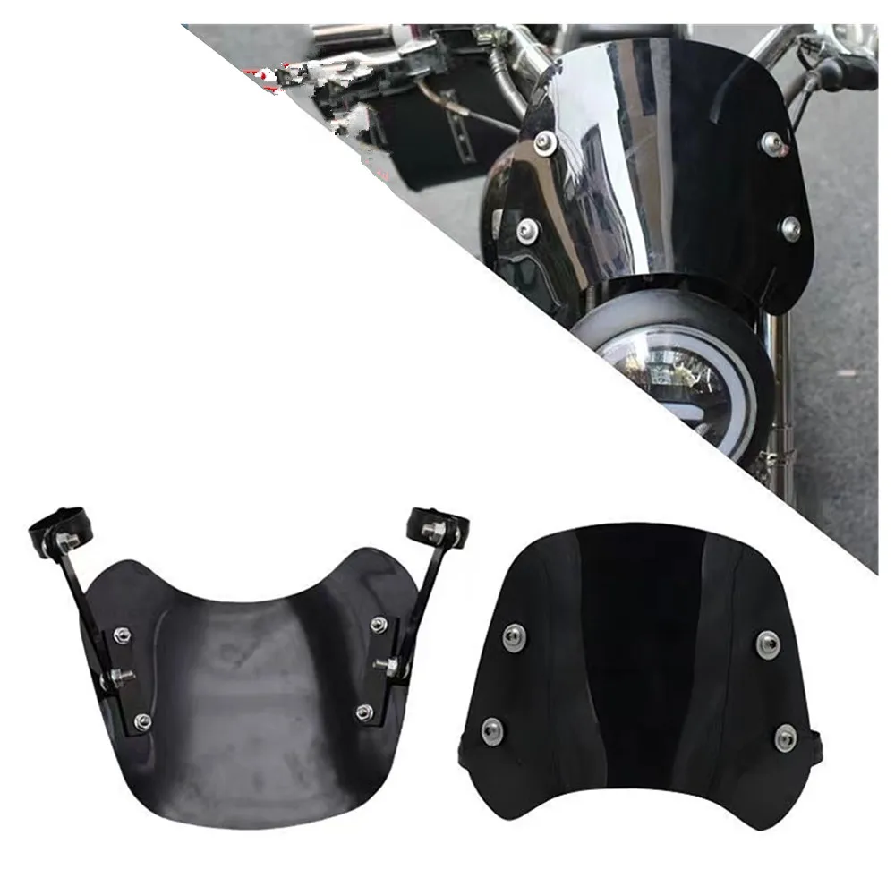 Motorcycle Headlight Fairing Windshield Windscreen Wind Deflector w/ 32-41mm Forks Clamps For Harley Honda Suzuki Kawasaki
Motorcycle Headlight Fairing Windshield Windscreen Wind Deflector w/ 32-41mm Forks Clamps For Harley Honda Suzuki Kawasaki