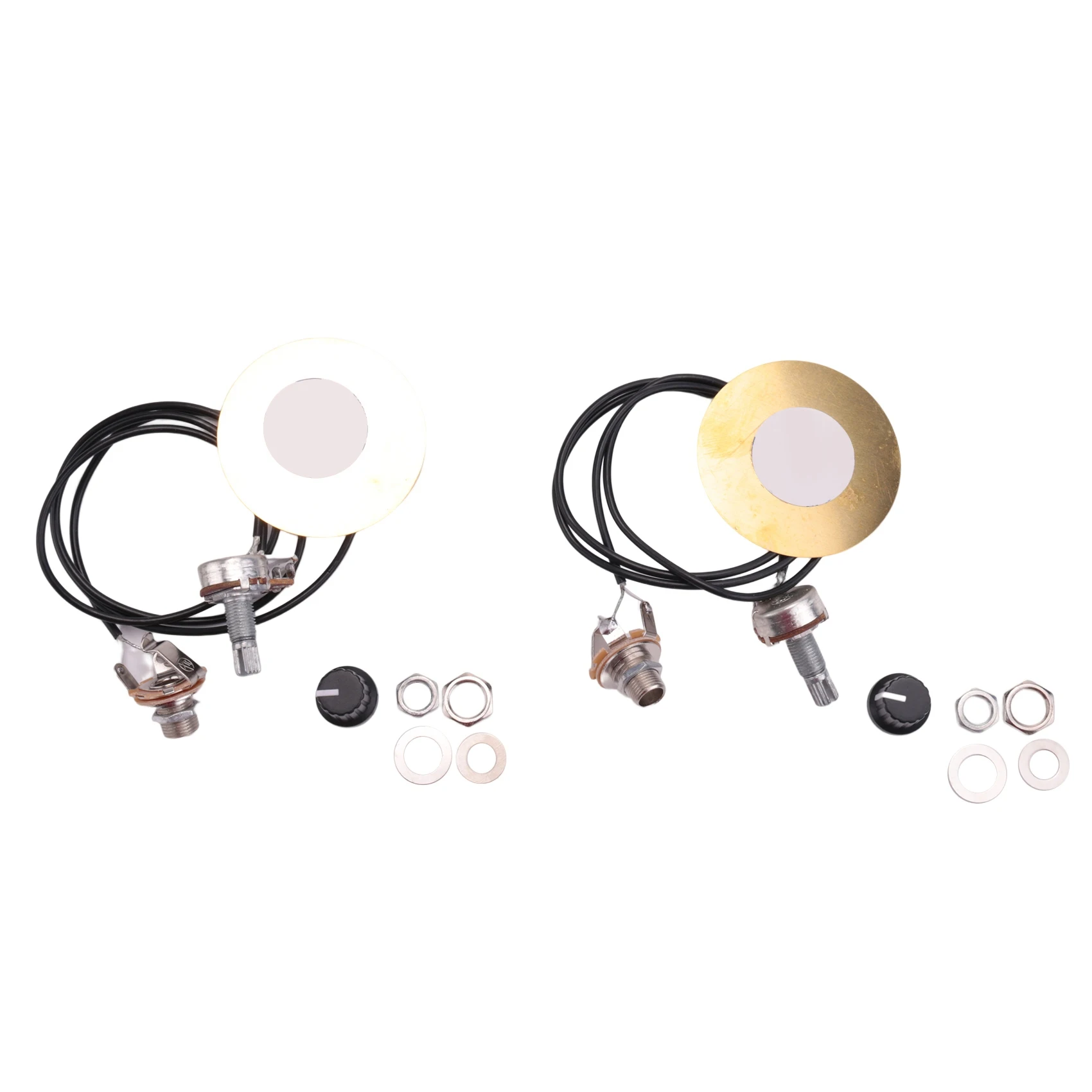 2 шт. 50 мм гитарный пикап пьезо-преобразователь предварительный проводной усилитель с выходом 6,35 мм для акустической гитары укулеле сигарной коробки гитары
2 шт. 50 мм гитарный пикап пьезо-преобразователь предварительный проводной усилитель с выходом 6,35 мм для акустической гитары укулеле сигарной коробки гитары