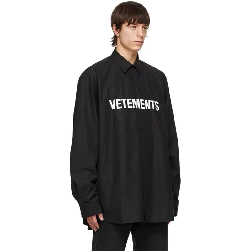 VTM Shirt White Blouse Long Sleeve Oversize VTM Shirts 2022 Men Women 1:1 High Quality Reflective Logo Print
VTM Shirt White Blouse Long Sleeve Oversize VTM Shirts 2022 Men Women 1:1 High Quality Reflective Logo Print
