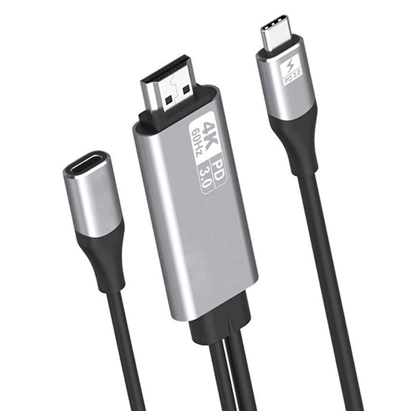 Кабель с разъемами Type-C и HDMI для ТВ HD, адаптер питания для кабеля телефона 4K 60 Гц, кабель для преобразования ТВ, Длина 3,0 м
Кабель с разъемами Type-C и HDMI для ТВ HD, адаптер питания для кабеля телефона 4K 60 Гц, кабель для преобразования ТВ, Длина 3,0 м