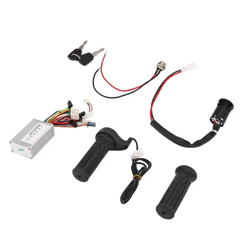 Controller Throttle Grip Set Electric Door Lock 24V 350W Brushless Rubber Grip Electric Bike Controller Set Heat Dissipation for
Controller Throttle Grip Set Electric Door Lock 24V 350W Brushless Rubber Grip Electric Bike Controller Set Heat Dissipation for