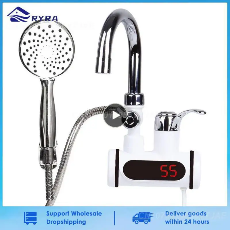 New Electric Hot Water Faucet Kitchen Instant Water Heater Hot And Cold Dual-use Instant Hot Water Faucet Temperature Display
New Electric Hot Water Faucet Kitchen Instant Water Heater Hot And Cold Dual-use Instant Hot Water Faucet Temperature Display