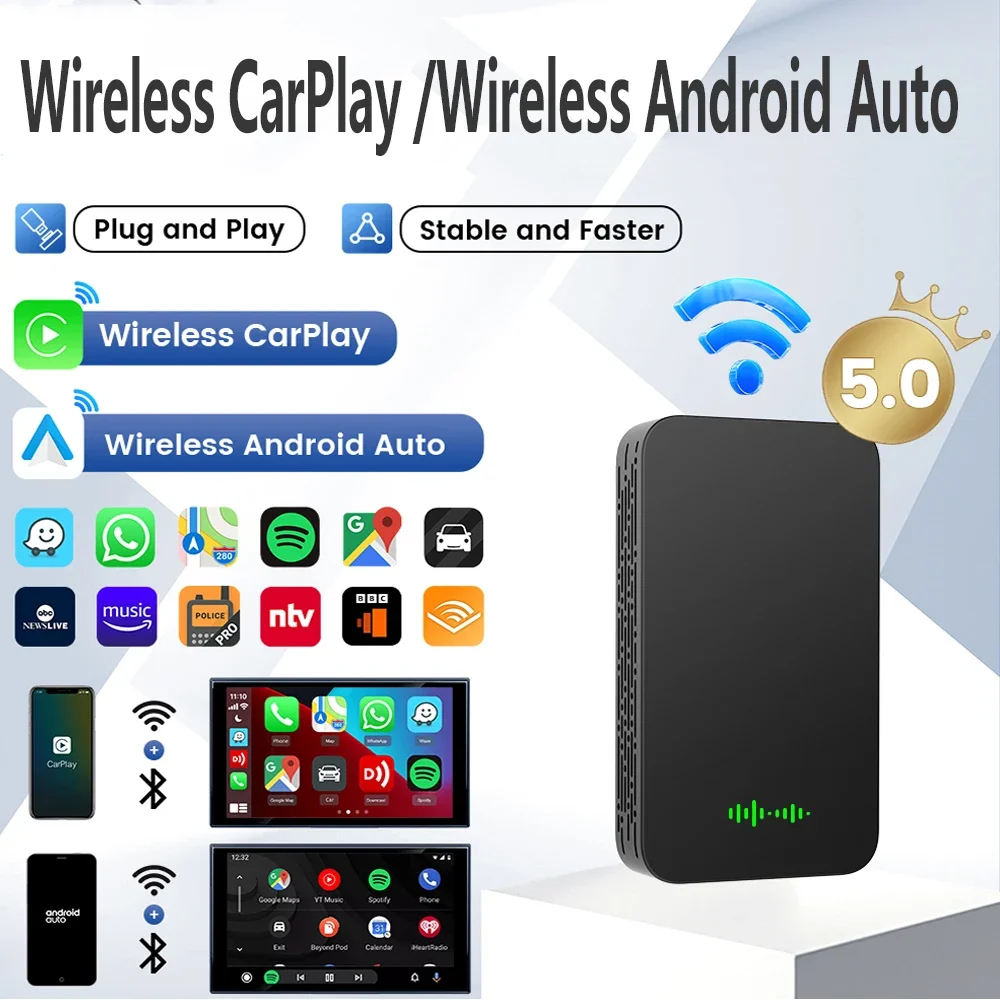 Автомобильный беспроводной адаптер 2air для Apple Carplay CarPlay Android, USB-ключ для Toyota Mazda Ford Volkswagen Peugeot Skoda KIA Haval
Автомобильный беспроводной адаптер 2air для Apple Carplay CarPlay Android, USB-ключ для Toyota Mazda Ford Volkswagen Peugeot Skoda KIA Haval