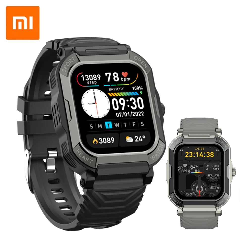 Xiaomi Smart Watch Outdoor Sports Watch Men Blood Oxygen Monitoring Bluetooth Call Deep Waterproof SmartWatch Heart Rate Health
Xiaomi Smart Watch Outdoor Sports Watch Men Blood Oxygen Monitoring Bluetooth Call Deep Waterproof SmartWatch Heart Rate Health