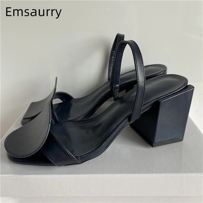 Asymmetrical Geometric Block Heel Sandals Women Square Round Circle Strap Slingback Slip-on Summer High Heel Shoes Woman
Asymmetrical Geometric Block Heel Sandals Women Square Round Circle Strap Slingback Slip-on Summer High Heel Shoes Woman