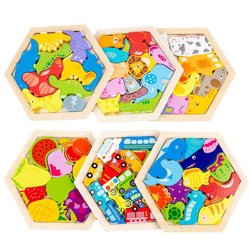 Montessori 3D Wooden Puzzles For Kids Stacking Toys Animal Vehicle Fruit Child Puzzle Educational Toys For Children 3 4 5 Years
Montessori 3D Wooden Puzzles For Kids Stacking Toys Animal Vehicle Fruit Child Puzzle Educational Toys For Children 3 4 5 Years