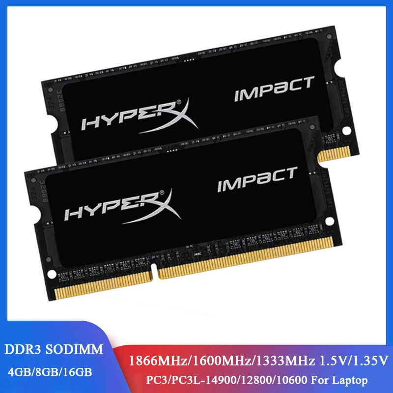 Оперативная Память DDR3L DDR3 4 ГБ 8 16 1600 1333 1866 МГц Sodimm память PC3-12800 14900 10600 ноутбук 1 35 в 5