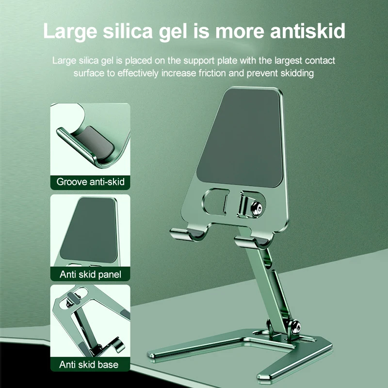 Universal Aluminum Alloy Stand Desktop Foldable Lazy Person Stand Portable Mobile Phone Tablet Computer Elevated Stand
Universal Aluminum Alloy Stand Desktop Foldable Lazy Person Stand Portable Mobile Phone Tablet Computer Elevated Stand