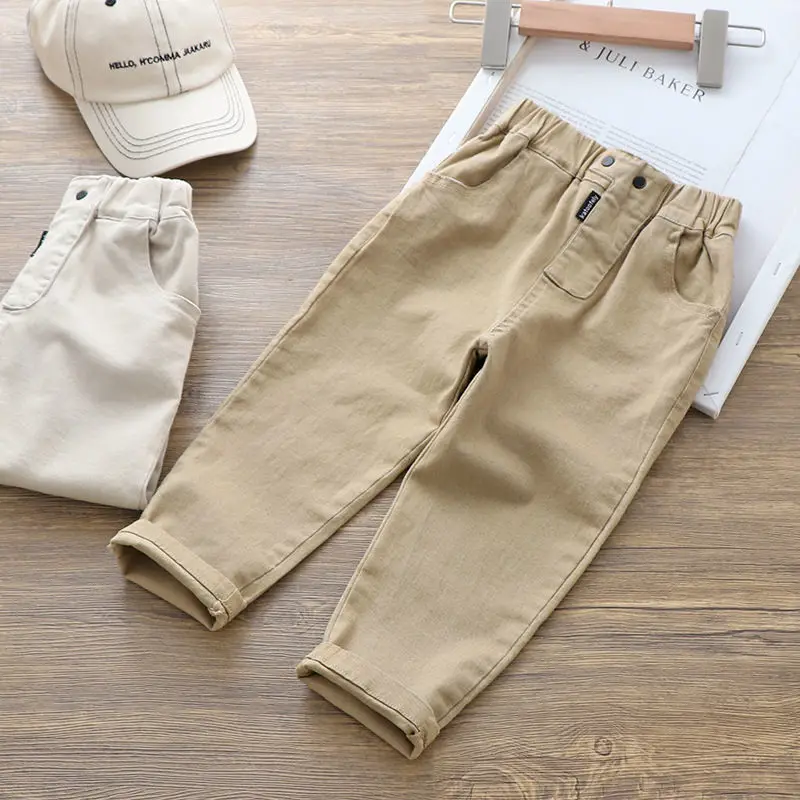 Spring Children's Years Solid Casual Pants Fashion Korean For Boy Pants Style Baby Autumn New Girl 1-6 Loose
Spring Children's Years Solid Casual Pants Fashion Korean For Boy Pants Style Baby Autumn New Girl 1-6 Loose