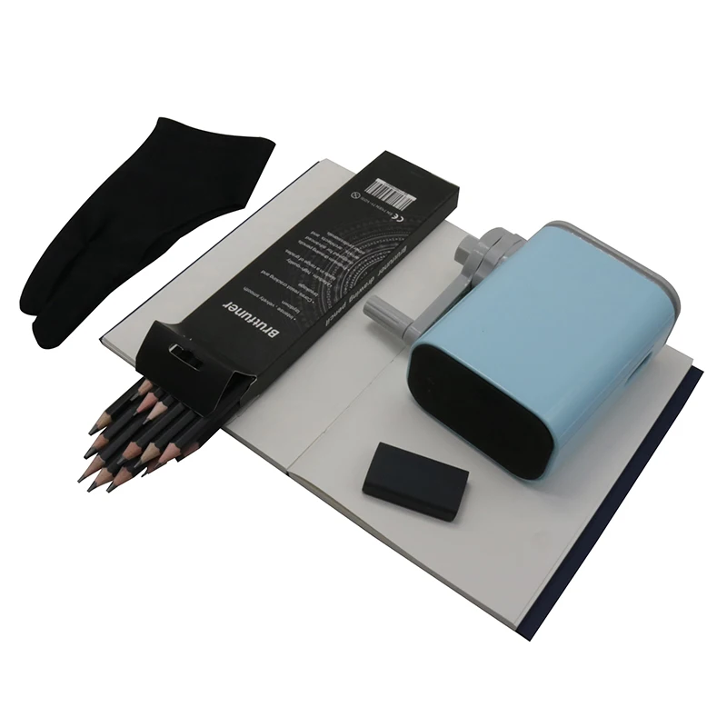 Sketch Supplies 17 Pcs Set Black Carbon Pencil 4H 2H HB B 2 3 4 5 6 7 8 10 12 14B Pencil Sharpener Two-Finger Gloves Sketchbook
Sketch Supplies 17 Pcs Set Black Carbon Pencil 4H 2H HB B 2 3 4 5 6 7 8 10 12 14B Pencil Sharpener Two-Finger Gloves Sketchbook