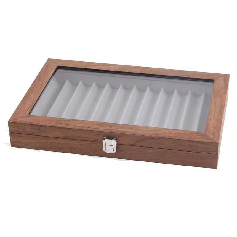 Walnut Pen Storage Case Luxury 2 Layer Pen Display Organizer Transparent Window Fountain Box Pen-Collection
Walnut Pen Storage Case Luxury 2 Layer Pen Display Organizer Transparent Window Fountain Box Pen-Collection