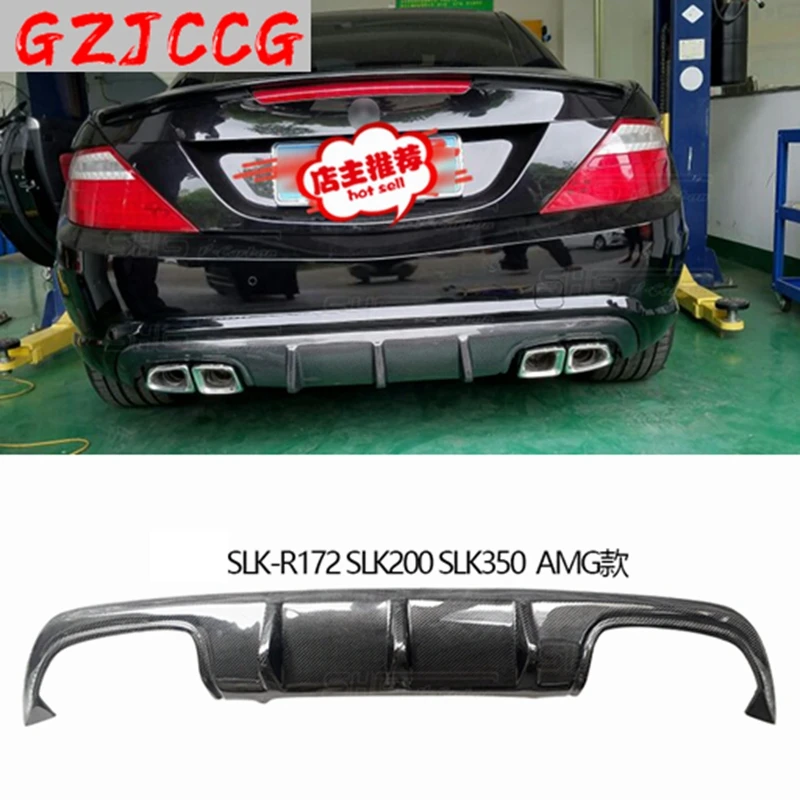 Carbon fiber Rear Bumper Lip Spoiler Diffuser Cover For Benz SLK Class R171 R172 SLK200 SLK250 SLK300 SLK350 SLK55 2005-2019
Carbon fiber Rear Bumper Lip Spoiler Diffuser Cover For Benz SLK Class R171 R172 SLK200 SLK250 SLK300 SLK350 SLK55 2005-2019