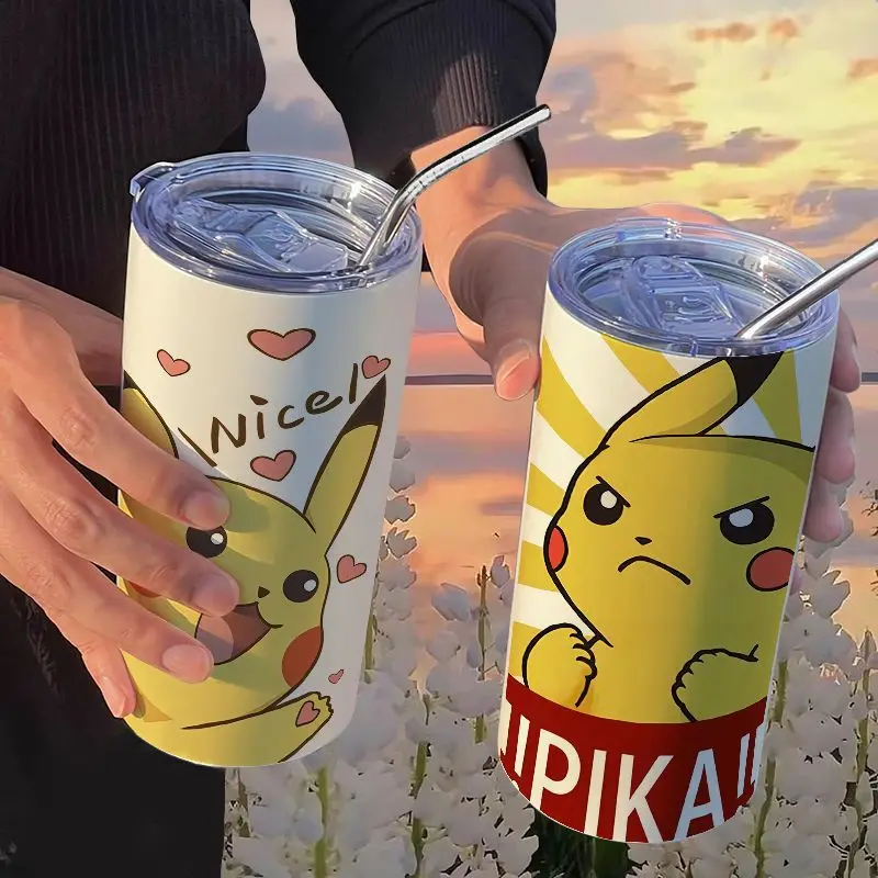 Охлаждающая кофейная чашка Pokemon Pikachu 304, соломенный термос из нержавеющей стали, портативная многоразовая Вакуумная бутылка для воды 420 мл с мультипликационным аниме
Охлаждающая кофейная чашка Pokemon Pikachu 304, соломенный термос из нержавеющей стали, портативная многоразовая Вакуумная бутылка для воды 420 мл с мультипликационным аниме