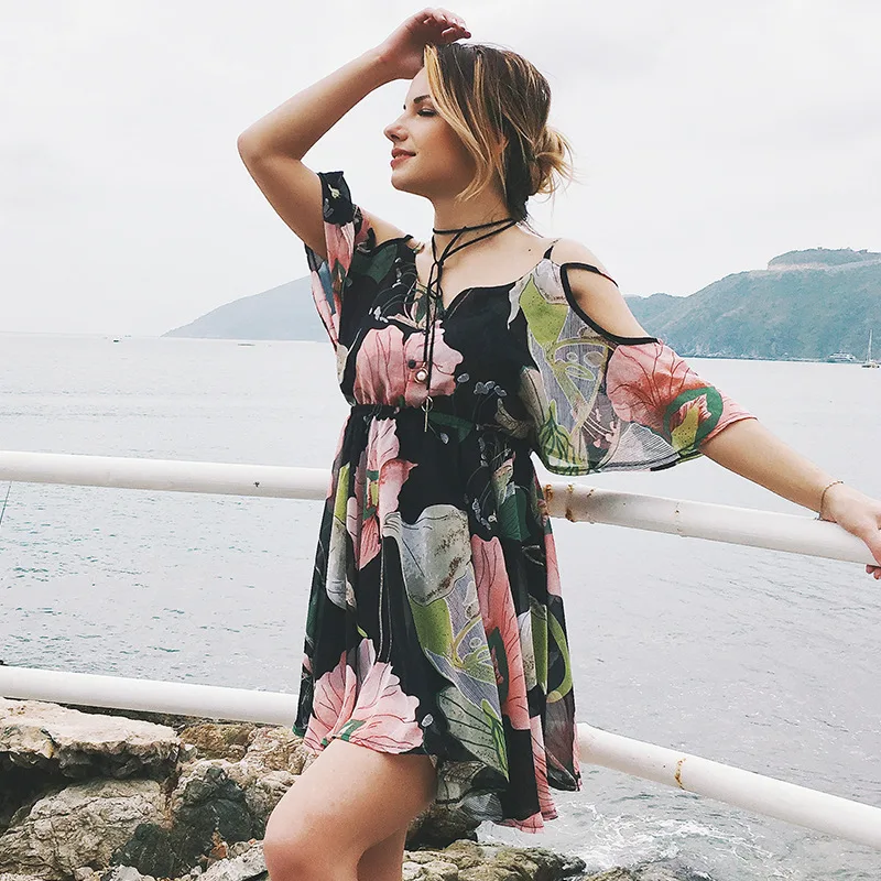 COLSM KVSAZ Dresses For Women 2022 Large V-neck Off Shoulder Suspender Printed Waist Ruffle Chiffon Beach Skirts Ls038
COLSM KVSAZ Dresses For Women 2022 Large V-neck Off Shoulder Suspender Printed Waist Ruffle Chiffon Beach Skirts Ls038