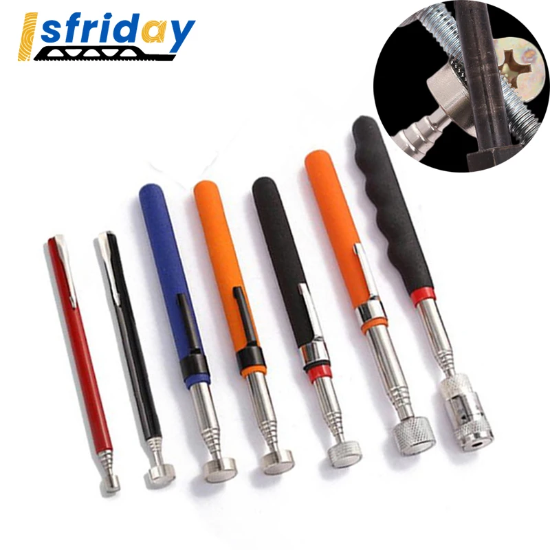 Telescopic Magnetic Pen Metalworking Handy Tool Magnet Capacity for Picking Up Nut Bolt Adjustable Pickup Rod Stick Mini Pen
Telescopic Magnetic Pen Metalworking Handy Tool Magnet Capacity for Picking Up Nut Bolt Adjustable Pickup Rod Stick Mini Pen