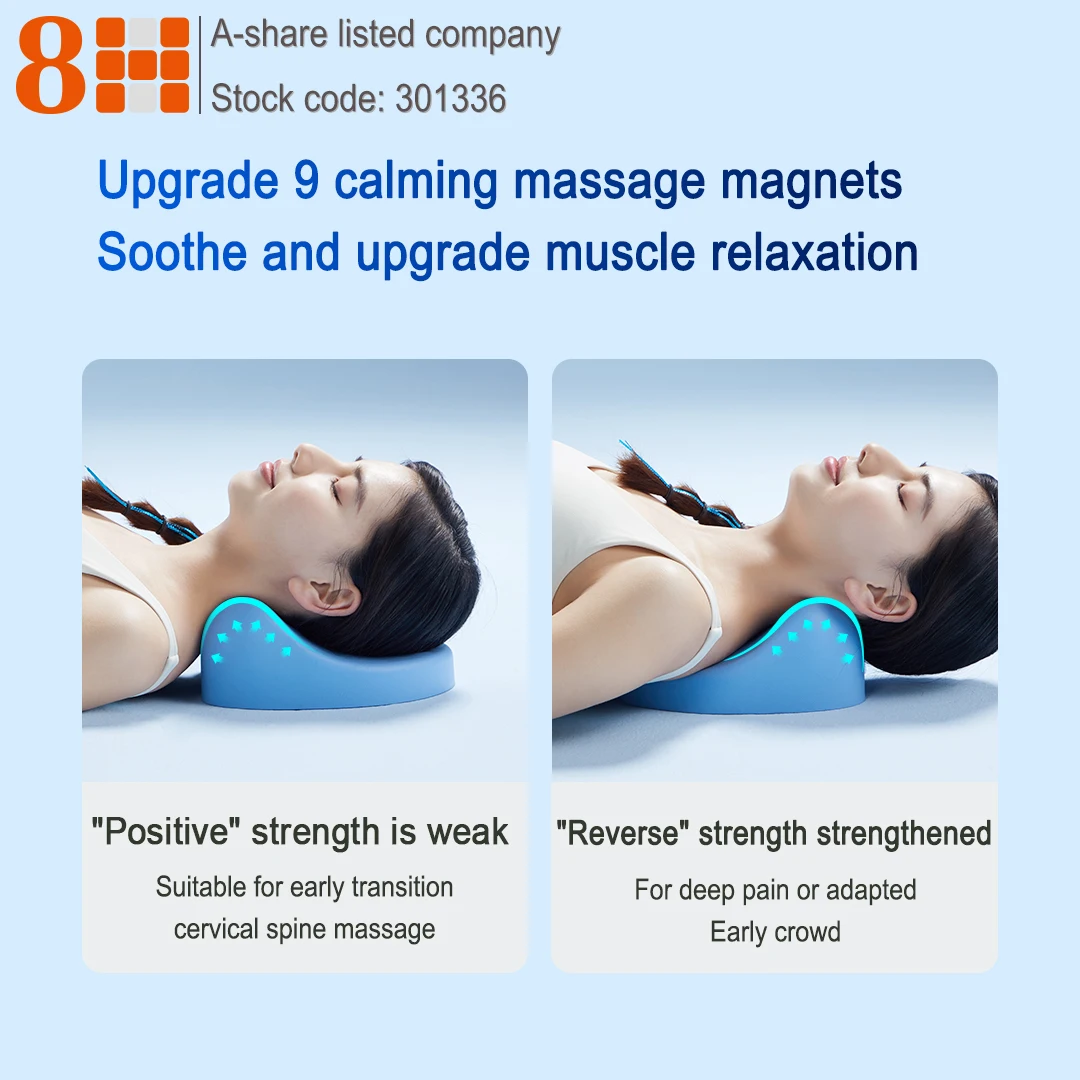 

8HNeck Stretcher Shoulder Massage Cervical Spine Stretch Gravity Muscle Relaxation Traction Pillow Relieve Pain Spine Correction
