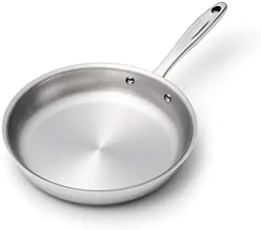 Fry Pan 10", Stainless Steel Cookware, Hand Crafted in the United States, Induction Cookware. 
Fry Pan 10", Stainless Steel Cookware, Hand Crafted in the United States, Induction Cookware.