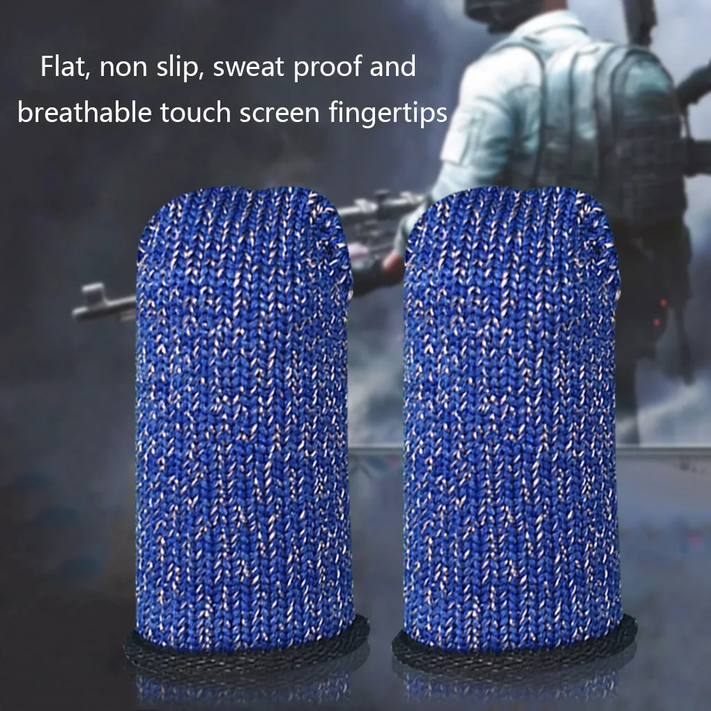 10pcs Mobile Game Controller Fingertip Gloves Anti-slip Breathable Phone Game Fingertip Cover Touch Finger Gloves
10pcs Mobile Game Controller Fingertip Gloves Anti-slip Breathable Phone Game Fingertip Cover Touch Finger Gloves