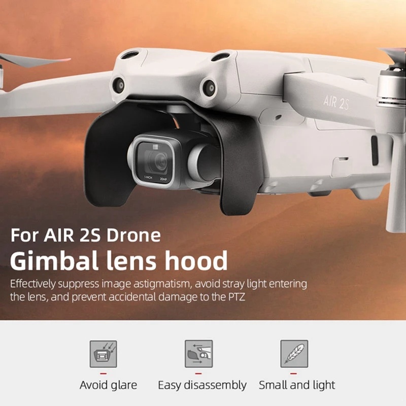 Бленда для объектива DJI Mavic Air 2/AIR 2S объектив для беспилотника, защитная бленда от солнца, с антибликовым покрытием для DJI AIR 2S
Бленда для объектива DJI Mavic Air 2/AIR 2S объектив для беспилотника, защитная бленда от солнца, с антибликовым покрытием для DJI AIR 2S