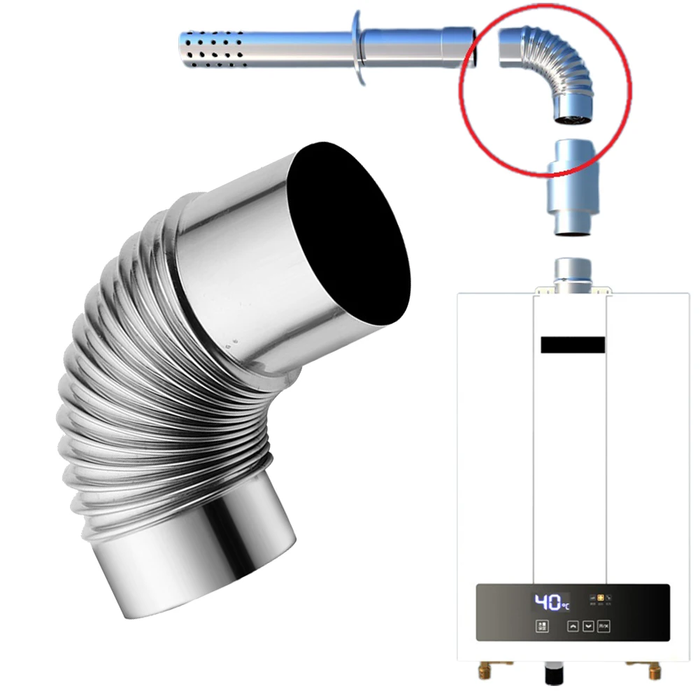 Exhaust Pipe Elbow Pipe 50mm Bend Elbow Stainless Steel Stove Pipe Stove Fireplace Home Renovation Nice Portable
Exhaust Pipe Elbow Pipe 50mm Bend Elbow Stainless Steel Stove Pipe Stove Fireplace Home Renovation Nice Portable