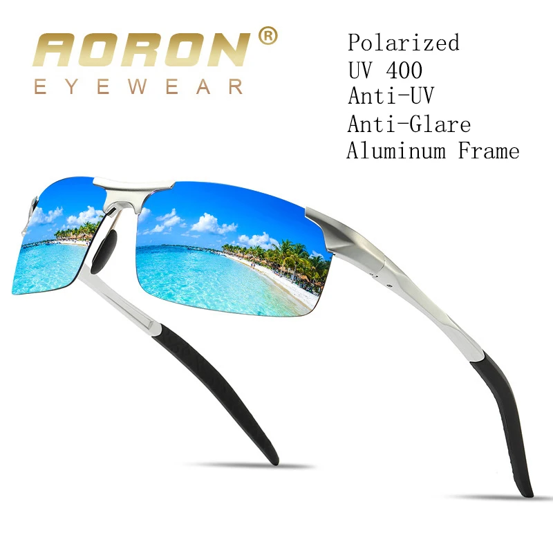 AORON Polarized Sunglasses Mens Sports Driving Sun Glasses UV400 Protection Aluminum Frame Mirror Sunglasses Goggle Vintage
AORON Polarized Sunglasses Mens Sports Driving Sun Glasses UV400 Protection Aluminum Frame Mirror Sunglasses Goggle Vintage