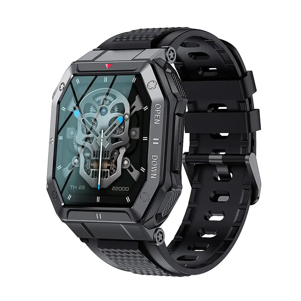 New 1.85" Large Screen Bluetooth Call Men Smart Watch Sport Military Fitness Tracker Health Monitor IP68 Waterproof Smartwatch
New 1.85" Large Screen Bluetooth Call Men Smart Watch Sport Military Fitness Tracker Health Monitor IP68 Waterproof Smartwatch