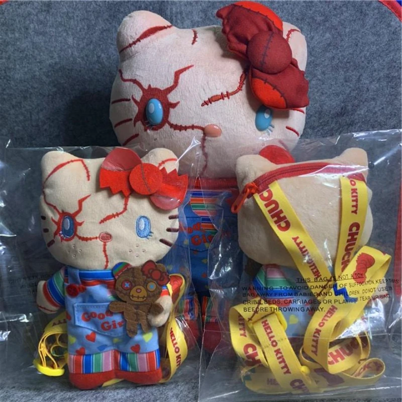 Kawaii Sanrio мультфильм Хэллоуин подарок котенок призрак ребенок держит медведь кулон Chachi кукла игрушка хобби мягкие животные праздничные пода...
Kawaii Sanrio мультфильм Хэллоуин подарок котенок призрак ребенок держит медведь кулон Chachi кукла игрушка хобби мягкие животные праздничные пода...