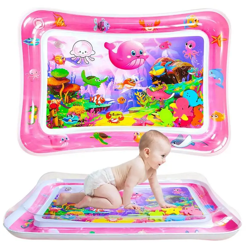 Toddler Tummy Time Water Mat Inflatable Water Play Cushion Wear-resistant And Reusable Early Development Activity Toy Gifts For
Toddler Tummy Time Water Mat Inflatable Water Play Cushion Wear-resistant And Reusable Early Development Activity Toy Gifts For